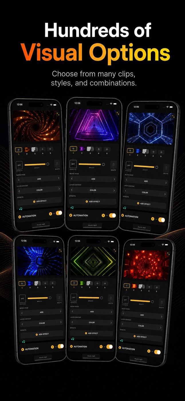 AV Synth visual synthesizer interface