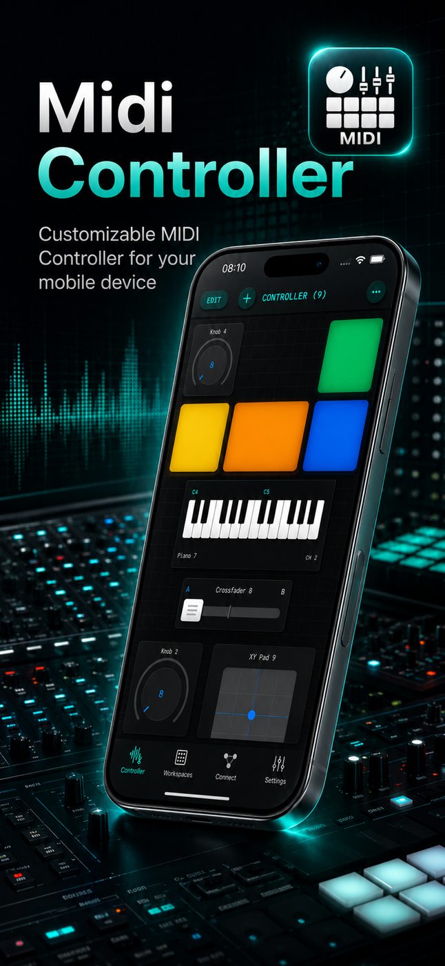 MIDI Controller used as DAW remote for Ableton Live and FL Studio