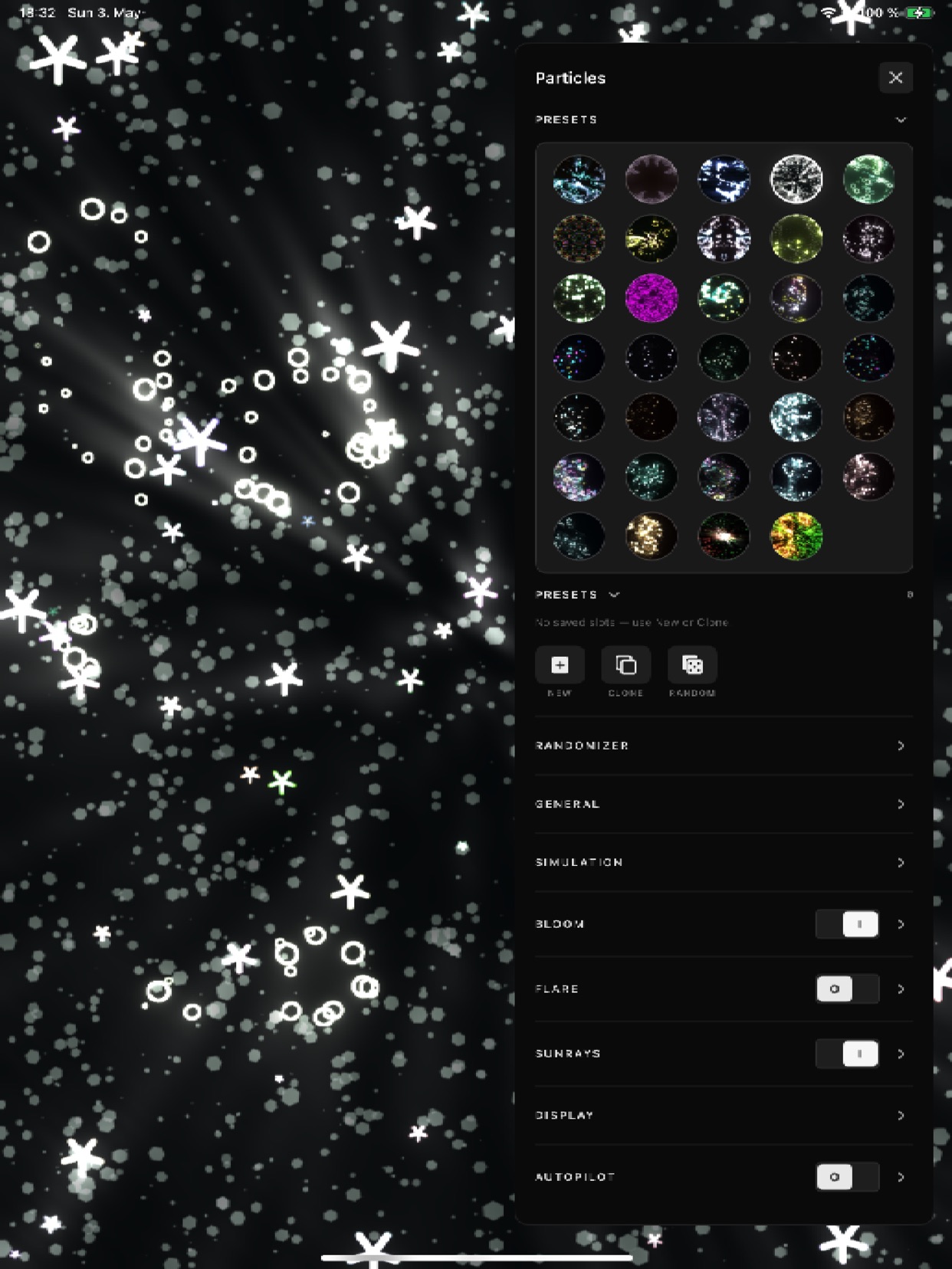 Particle Visualizer performance mode