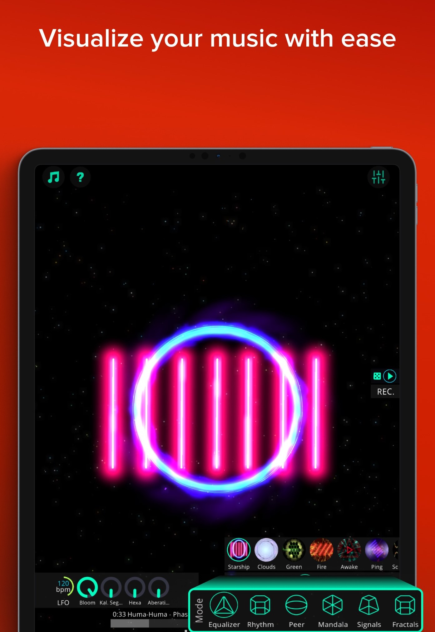 Vythm visuals